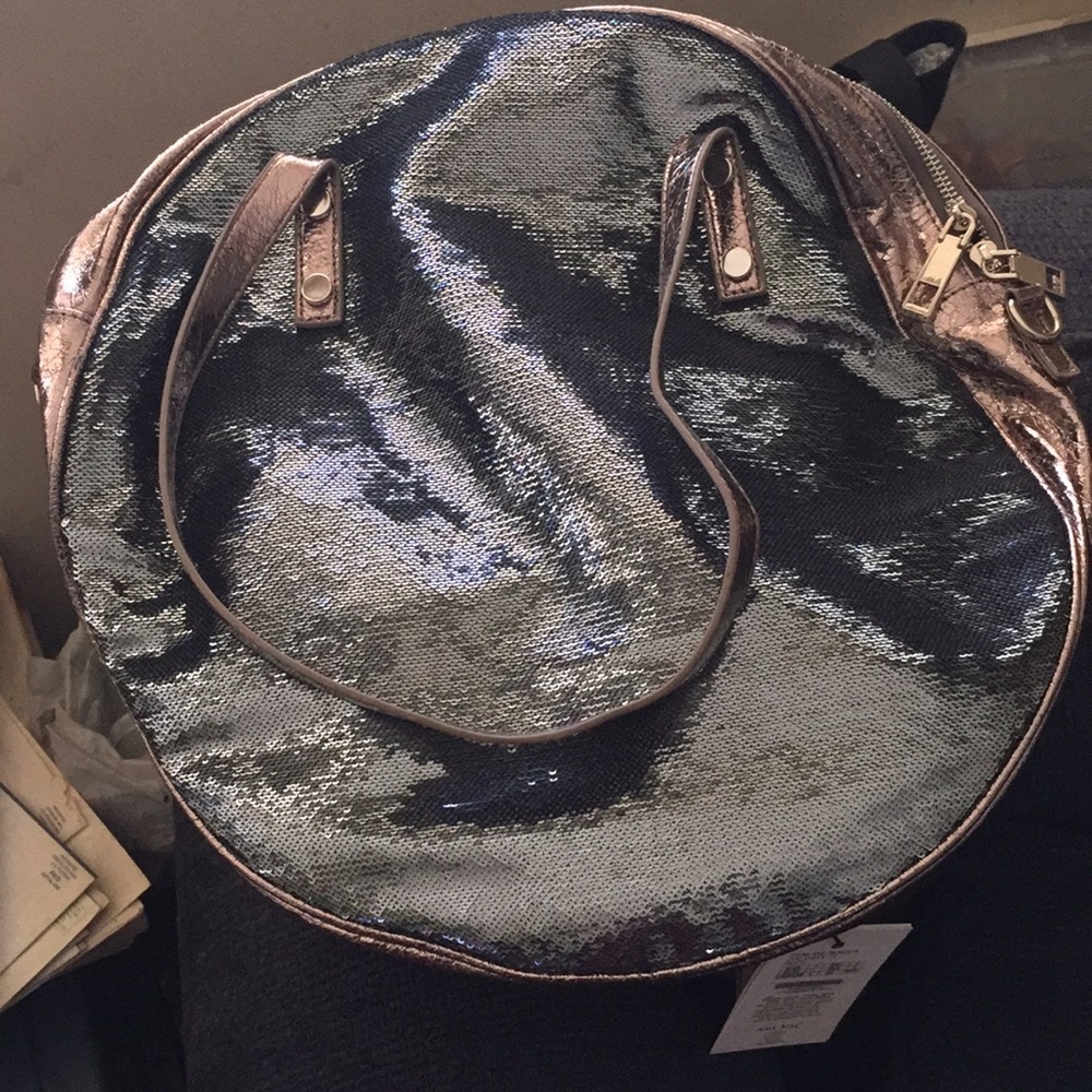 Glittered, holiday festive, handbag. See pics